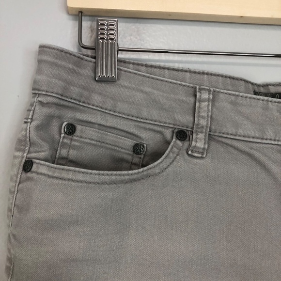 Prana Kayla Gray Jeans Size 8 29 Short Inseam Stretch Mid Rise - Picture 6 of 14